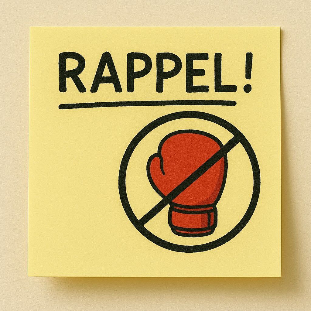 RAPPEL – Pas d’entraînement lundi 5/01 et mercredi 14/01.