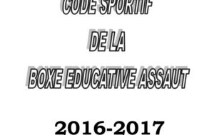 Code sportif BEA 2016-2017